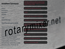 Tablet Screenshot of matteoionescu.com